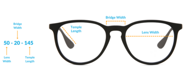 Glasses Measurements | VisionDirect AU